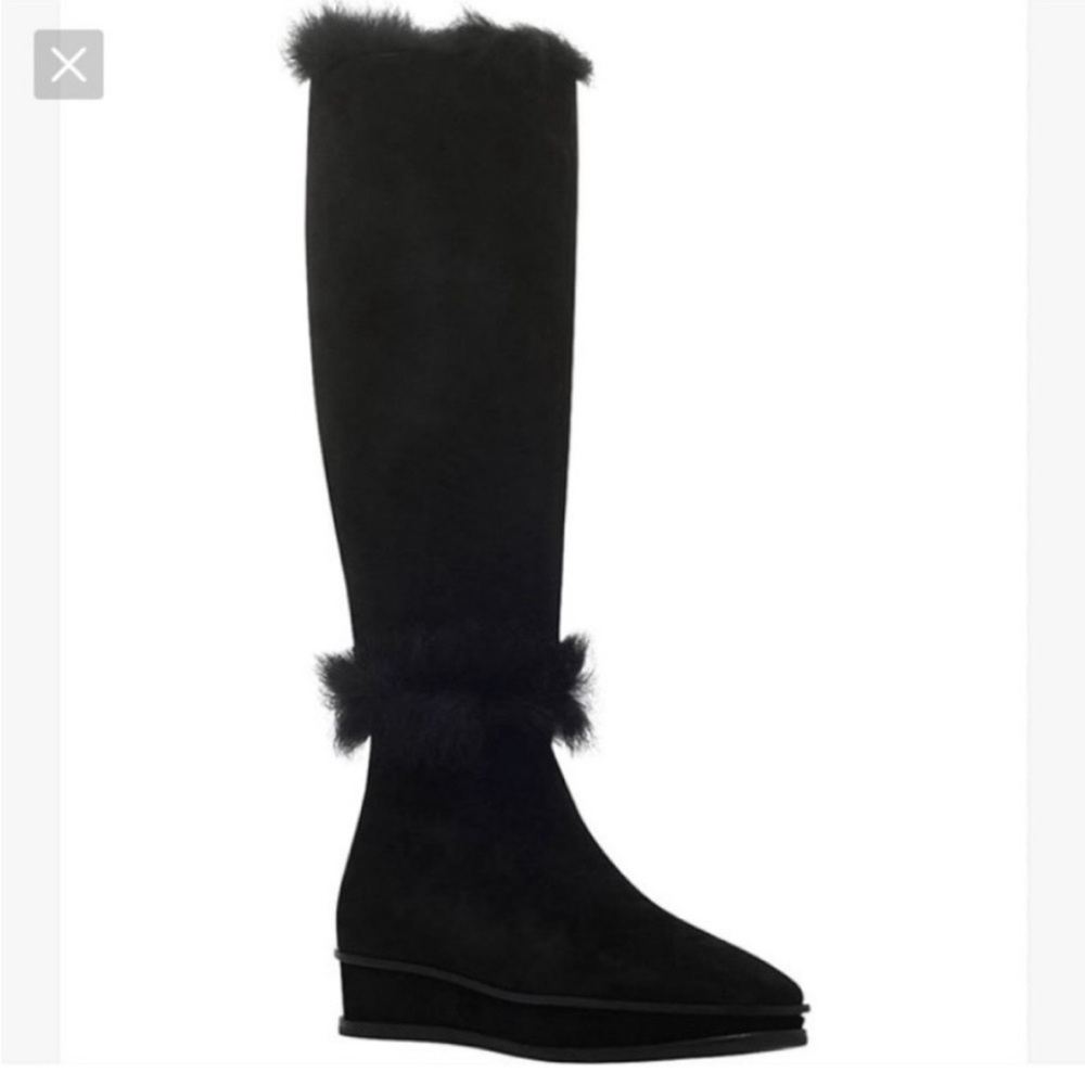NWT Tory Burch genuine shearling boot - Picture 4 of 9